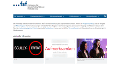 Desktop Screenshot of fsf.de